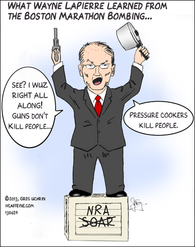 Pressure Cookers kill people, not guns